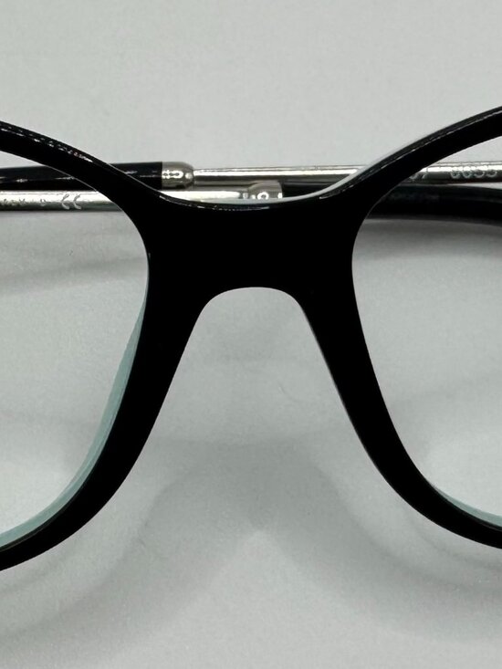 Tiffany & Co TF2207 8055 Eyeglass Frames Black Blue Italy w/ Case main image 4